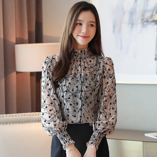 Diana - Camicia a maniche lunghe stampata