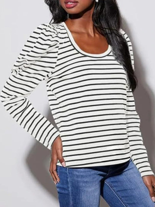 Cora - Camicetta a righe da donna
