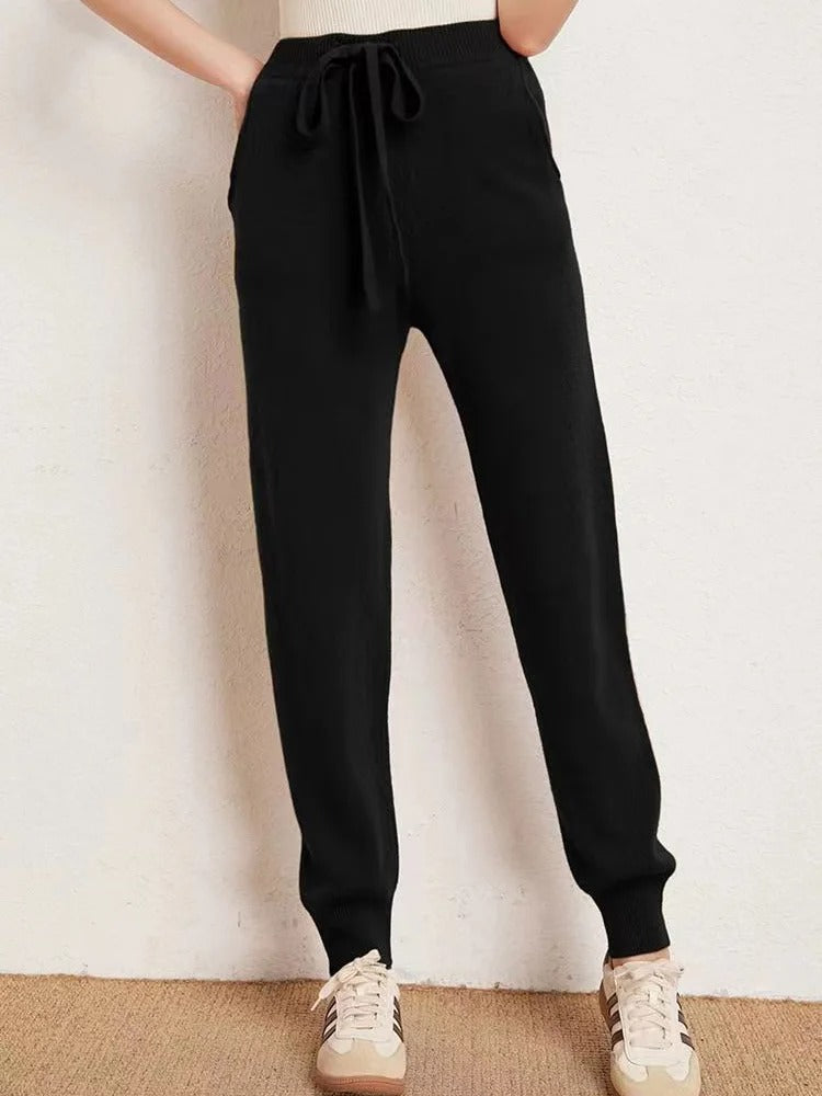 Lydia - Pantaloni in maglia di lana