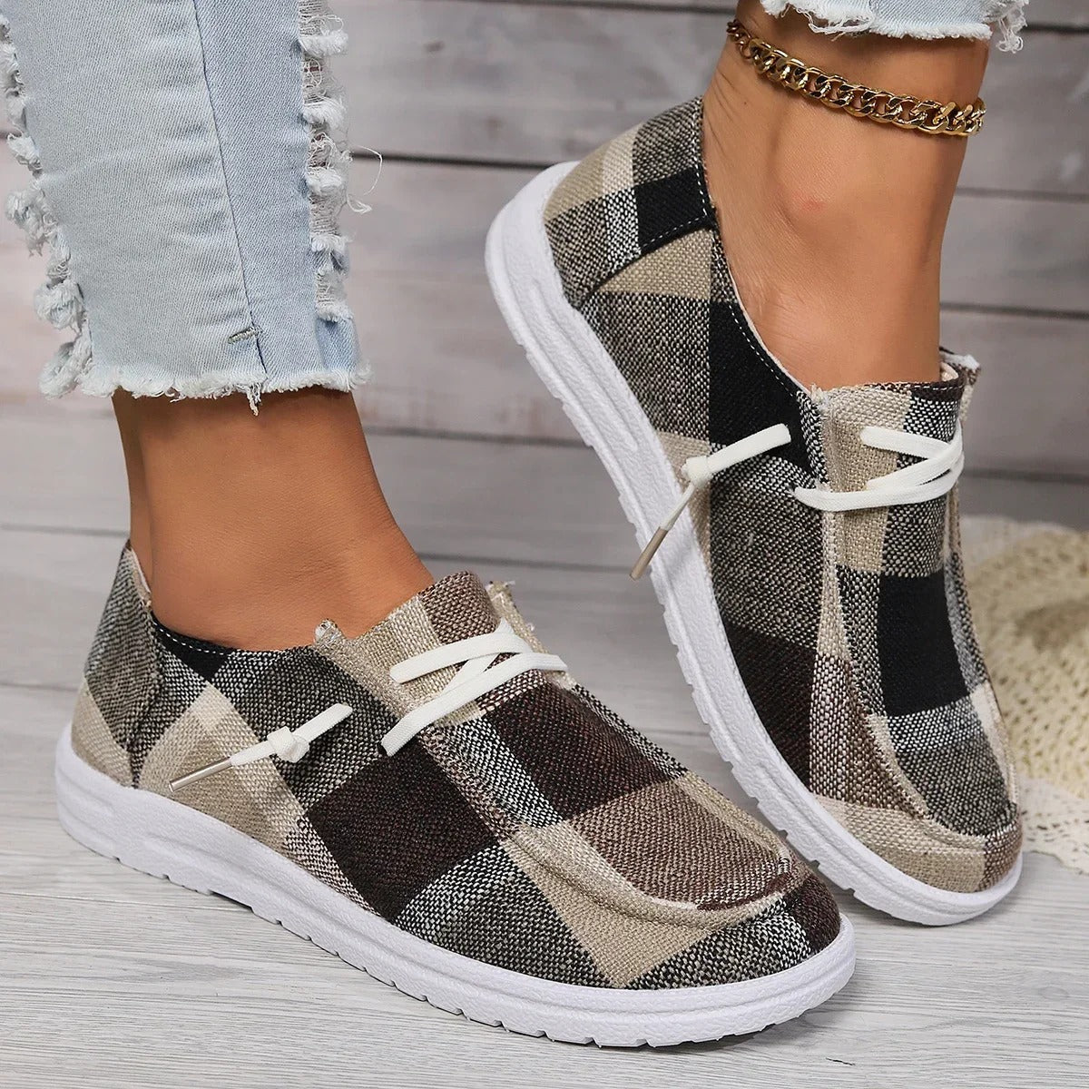 Catherine - Scarpe di tela da donna