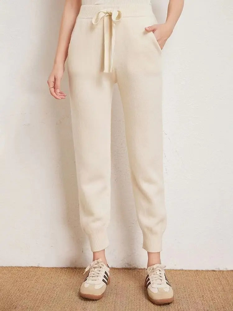 Lydia - Pantaloni in maglia di lana