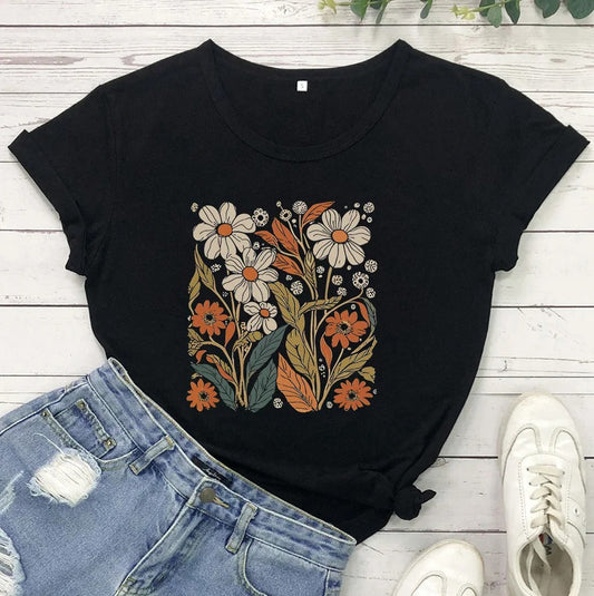 Arabella - Camicia donna Vintage Wildflower