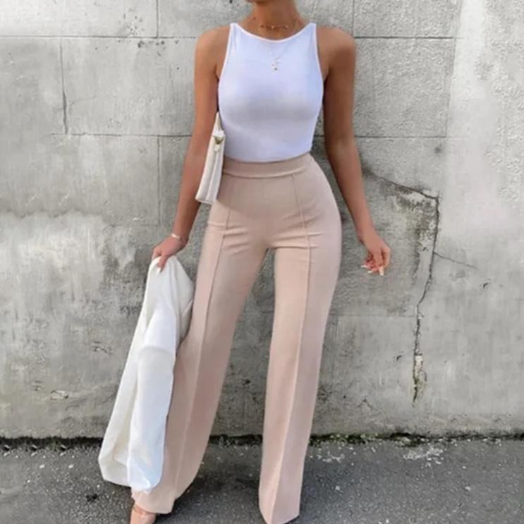 Florence - Pantaloni svasati slim da donna