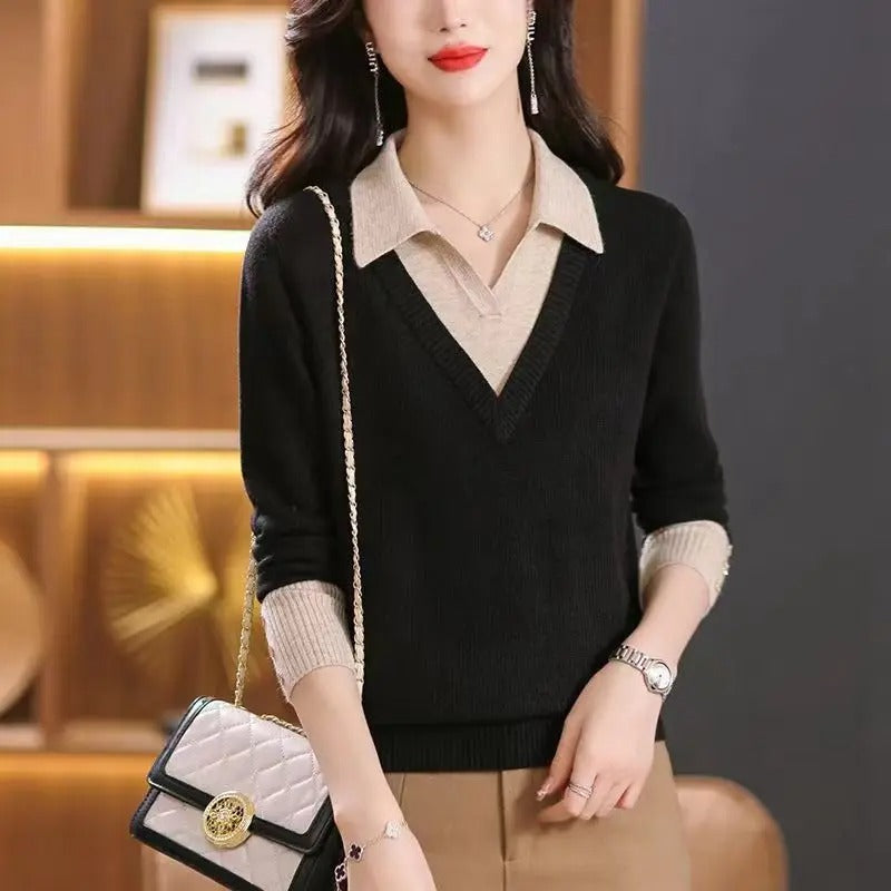 Nancy - Maglione in look a strati