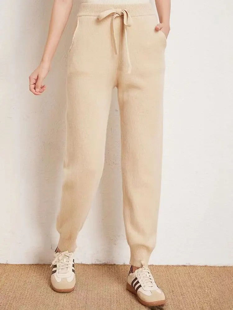 Lydia - Pantaloni in maglia di lana