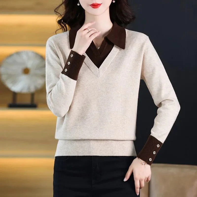 Nancy - Maglione in look a strati