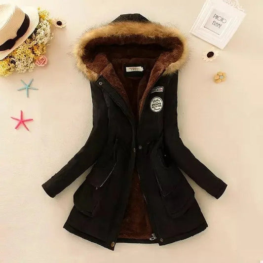 Everly - Giacca con cappuccio in cotone imbottito
