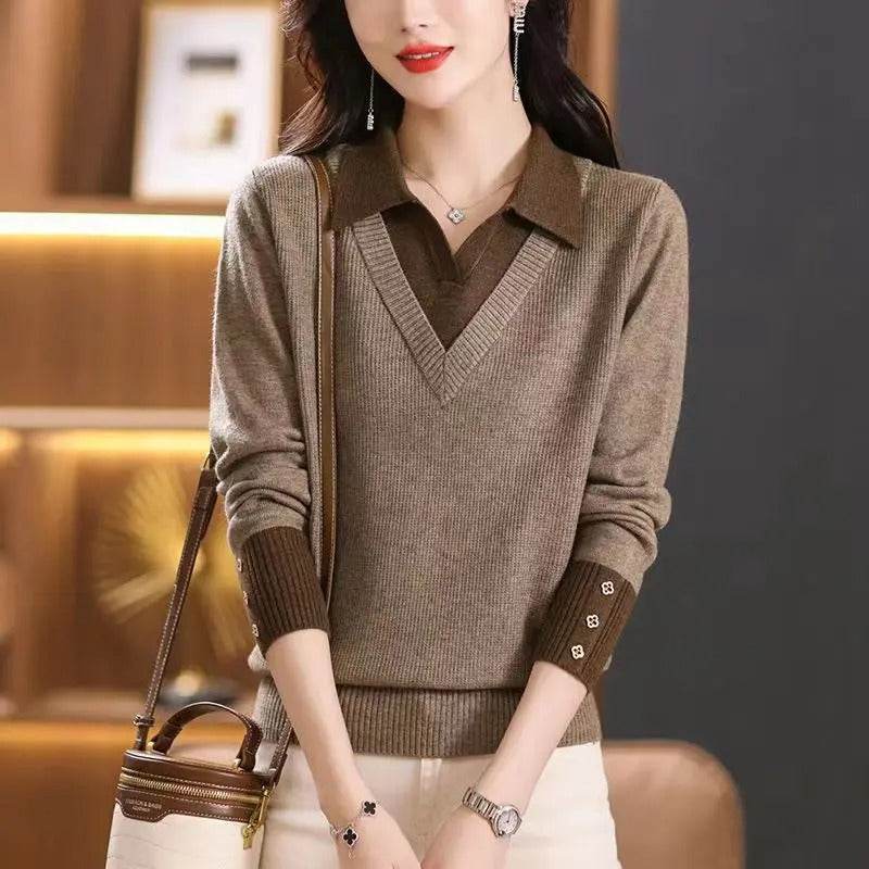 Nancy - Maglione in look a strati