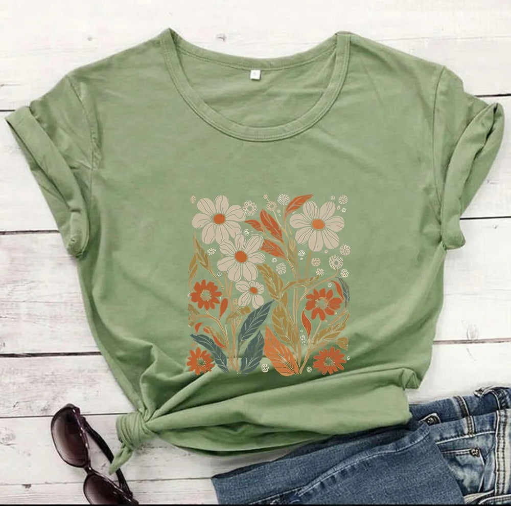 Arabella - Camicia donna Vintage Wildflower