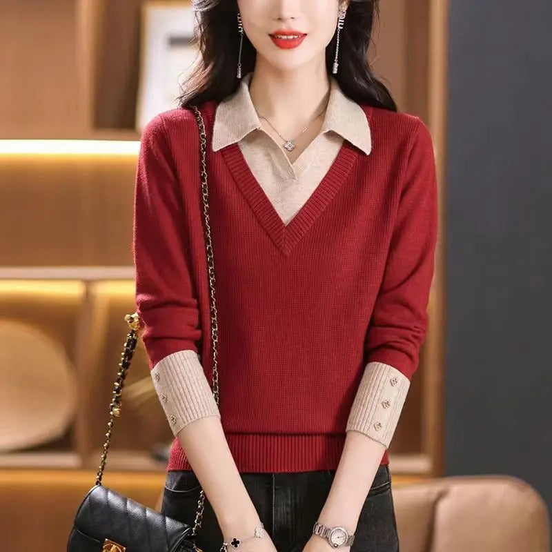 Nancy - Maglione in look a strati