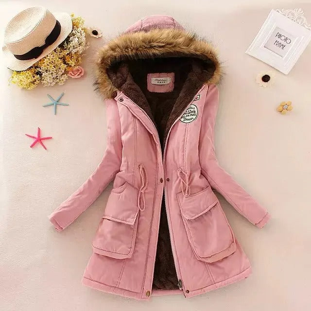 Everly - Giacca con cappuccio in cotone imbottito