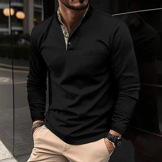 Marcelo - Camicia casual comoda a maniche lunghe