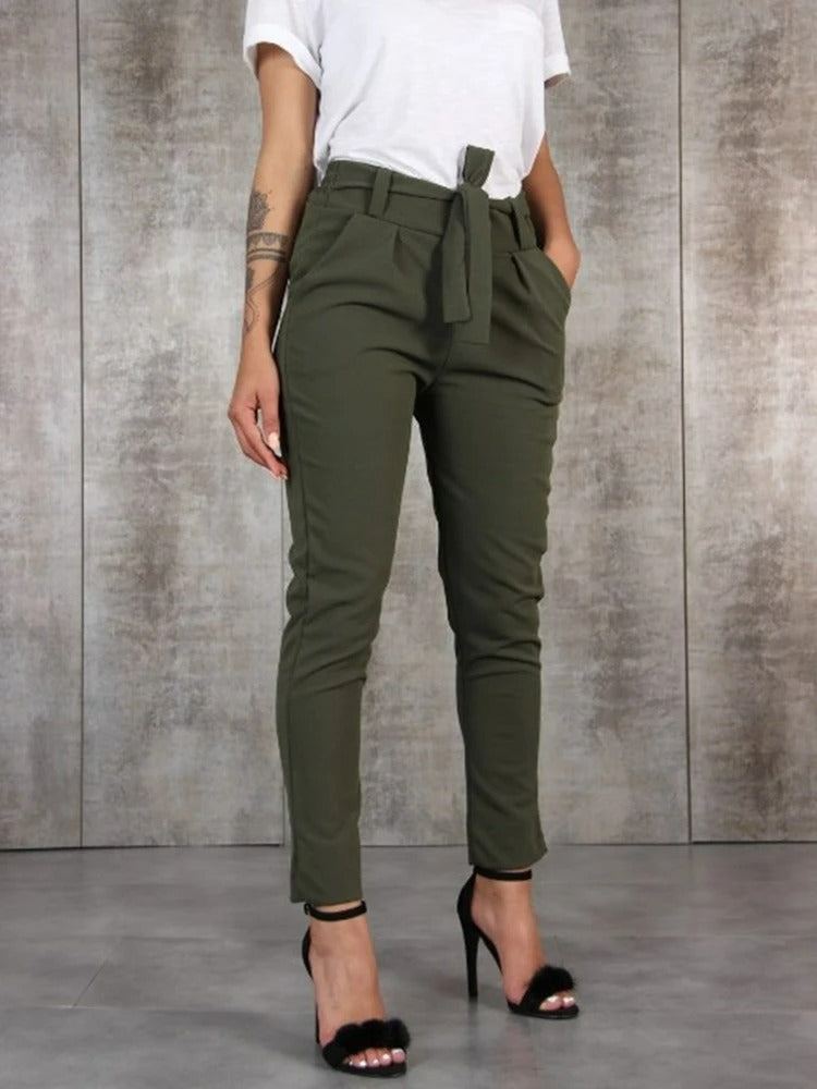 Antonia - Eleganti pantaloni a vita alta