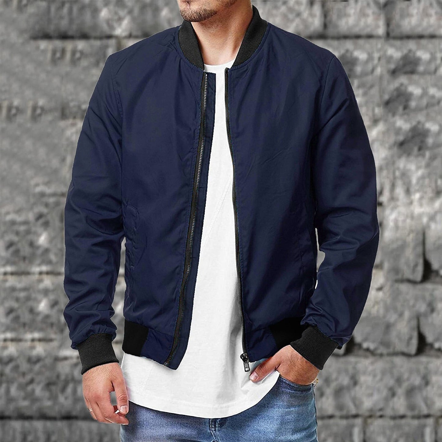 Kurt - Giacca bomber dallo stile casual